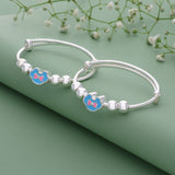Bow Cloud Adjustable 999 Silver Kid Bangle(0 - 6Yrs)