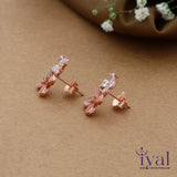 Two Step Flower 925 Silver Stud