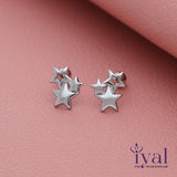 Shimmering Star Silver Stud Earring (3+ Yrs)