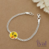 Smily Silver Bracelet for Babies (Unisex)