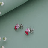 Lovely Peppa Pig 925 Silver Stud for Kids & Teen(5+ Yrs)