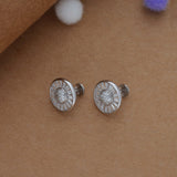 Twin Halo 925 Silver Studs