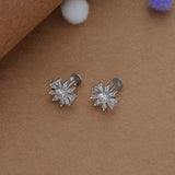 Flora Crown 925 Silver Studs