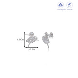 Twirl Girl 925 Silver Studs