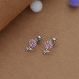 Tiny Flower 925 Silver Studs