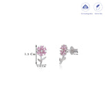 Tiny Flower 925 Silver Studs