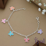 Lovely Butterfly Charm 925 Silver Bracelet(3 - 6Yrs)