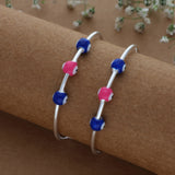 Enchanting Evil Eye Charm 925 Silver Kid Bangle(0 - 6Yrs)