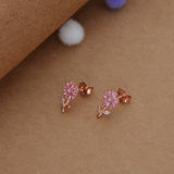 Tiny Flower 925 Silver Studs
