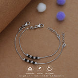 Silver Ball Classic Kid Anklet (0 - 8months)