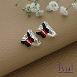 Appealing Butterfly Silver Hoop Earring for Kids
