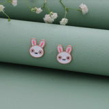 Bunny Rose Gold Polish 925 Silver Stud for Kids & Teen(5+ Yrs)