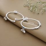 Beautiful Classic Silver Anklet for Babies(1 to 2years)