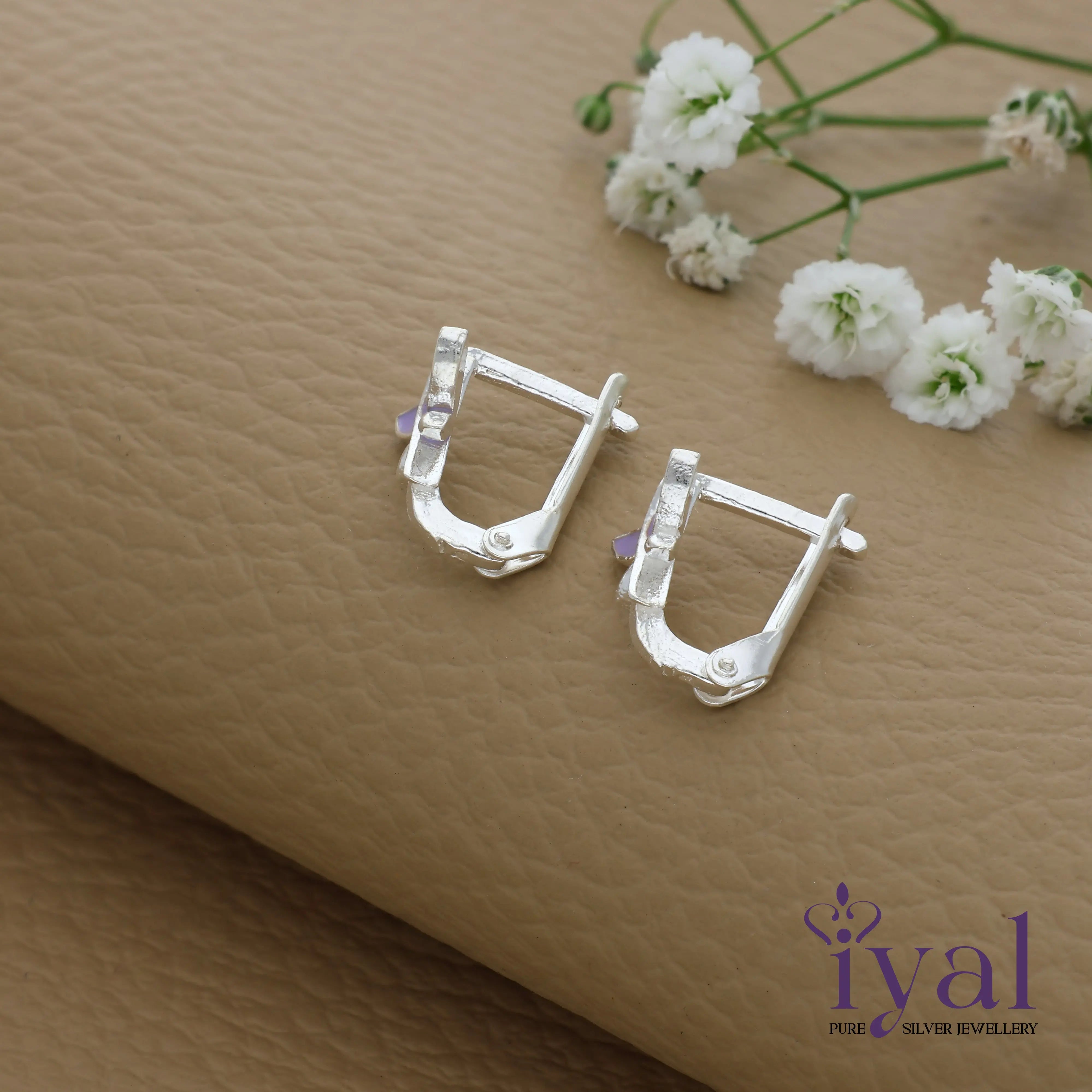 Cute Dragon Fly Silver Hoop Earring for Kids