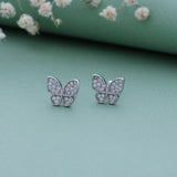Butterfly Zirocon Silver Stud(3+ Yrs)