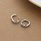 Lustrous Silver Hoop Earrings for Kids