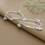 Radiant Classic Silver Anklet for Babies(1 to 2years)