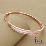 Stunning Rose Gold Polish Silver Kada