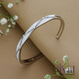 White Meadows Cute Silver Kada