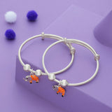 Spark Tusker 925 Silver Kid Bangles (0-5 Yrs)