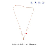 Shiny Star Rose Gold Polish 925 Silver Kids Pendant (3+ Years)