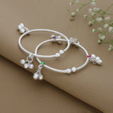 Radiant Classic Silver Anklet for Babies(1 to 2years)