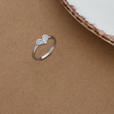 Pleasant Heart Silver Ring