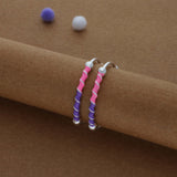 Rainbow Twist 925 Silver Kids Bangles(0-3 Yrs)