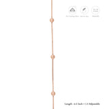 Minimal balls 925 Silver Bracelet