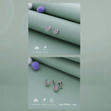 Classic Crystal Circle 925 Silver Stud for Kids & Teen(10+ Yrs)