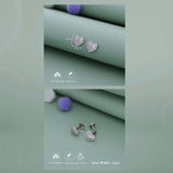 Classic Heart Sparkle 925 Silver Stud for Kids & Teen(10+ Yrs)