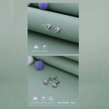 Crystal Teardrop Arc 925 Silver Stud for Kids & Teen(10+ Yrs)