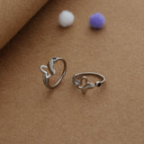 Cupid Charm Silver Toering | 925 Hallmark | Adjustable | Lightweight | Fancy Wear