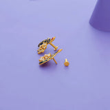 925 Silver peacock Stud Earrings