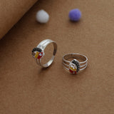Desi Charm Silver Toering | Adjustable | Lightweight |  Everyday Wear