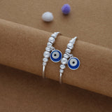 Blue Blessing 925 Silver Kids Bangles (0-3 Yrs)