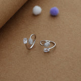 Duo Spark Elegance Silver Toering | 925 Hallmark | Adjustable | Lightweight | Fancy Wear