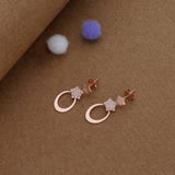 Star Velvet Love Rose-Gold Polish Women Silver Drops | 925 Hallmark | Occasional Wear