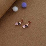 Lucky Eye Pink Women Silver Drops | 925 Hallmark | Occasional / Festive Wear