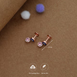 Lucky Eye Pink Women Silver Drops | 925 Hallmark | Occasional / Festive Wear