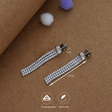 Waterfall Rose Gold Polish 925 Silver Drop Earring