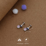 Lucky Eye Pink Women Silver Drops | 925 Hallmark | Occasional / Festive Wear