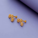 Floral Grace 925 Sterling Silver Stud Earrings