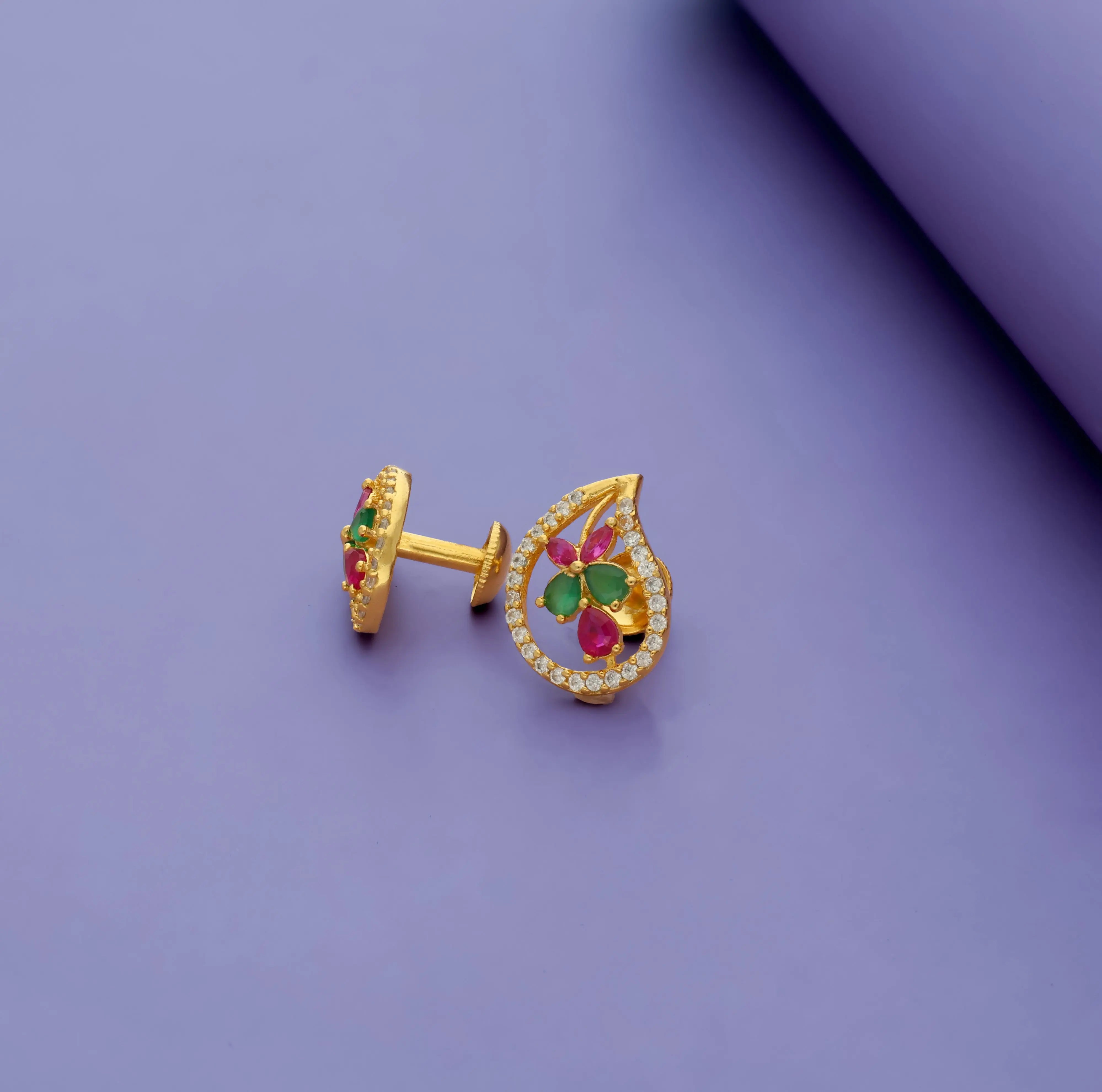 Blushing Bud 925 Silver Studs