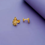 Mango Swirl 925 Silver Stud Earring