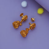 Sri Lakshmi 925 Sterling Silver Antique Jhumkas