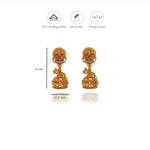 Sri Lakshmi 925 Sterling Silver Antique Jhumkas