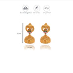 Divine Lakshmi 925 Silver Jhumkas