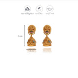 Lakshmi 925 Sterling Silver Jhumka