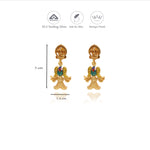 Royal Parrot 925 Silver Jhumkas